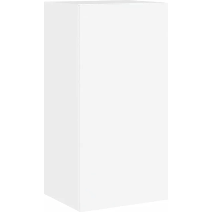 vidaXL 4-tlg. TV-Wohnwand mit LED-Leuchten Weiß 3216881 – Bild 11