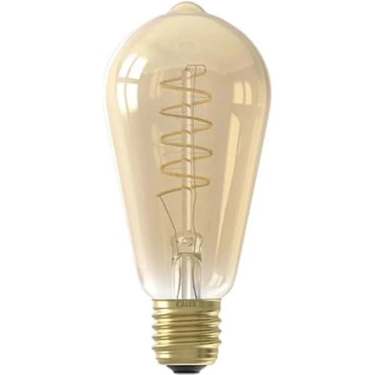 CALEX E27 Vintage Filament Lampe, 3,8W dimmbare ST64 Edison Glühbirne, warmweiß, 15000 h Lebensdauer – Bild 2