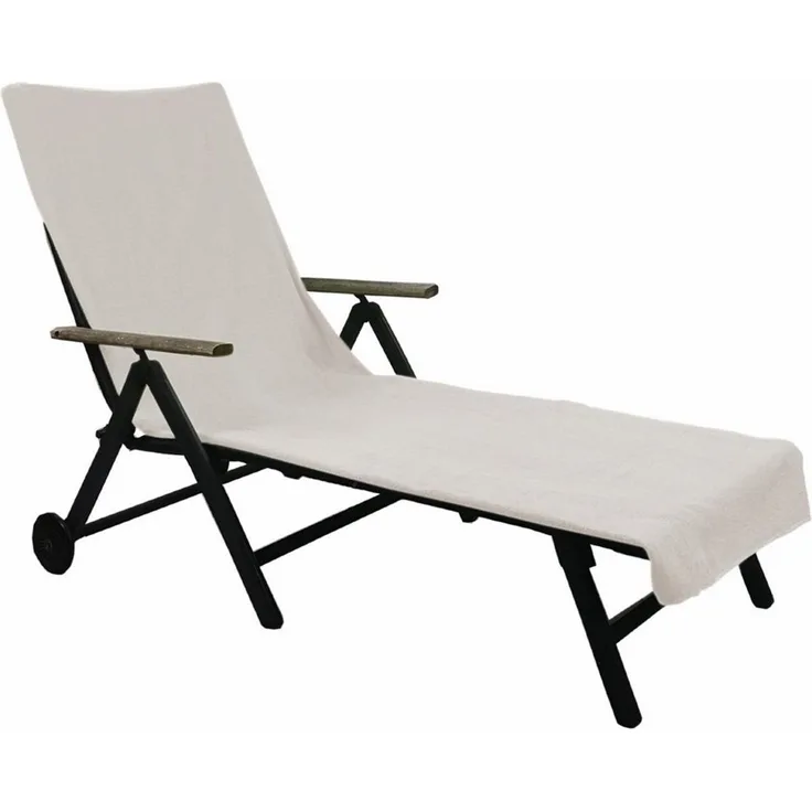 NYVI Strandtuch Frottee Schonbezug für Gartenliege NYVISpa 75x200 cm, Frottee, Hygiene Liegestuhlauflage für Sonnenliegen