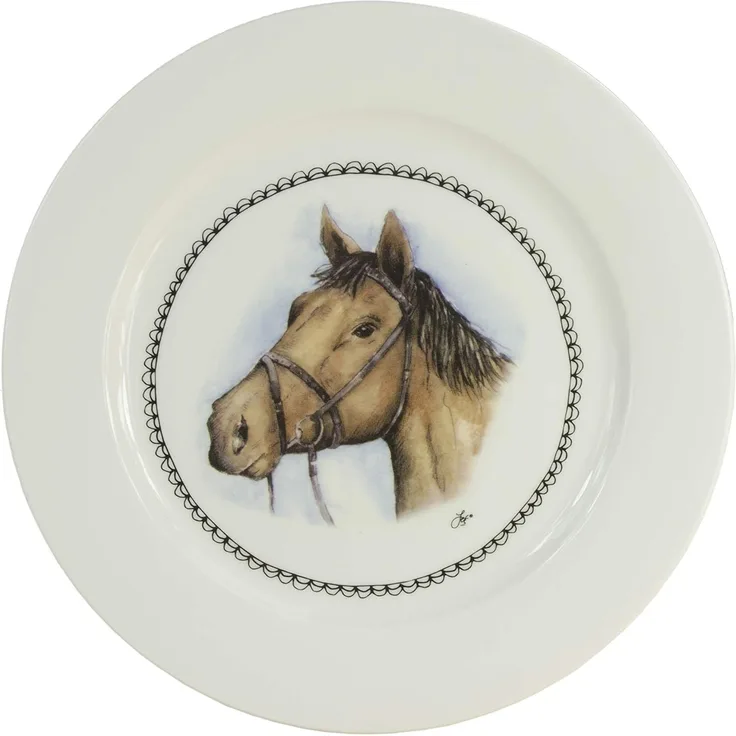 HofundZoo Frühstücksteller 21cm Pferd