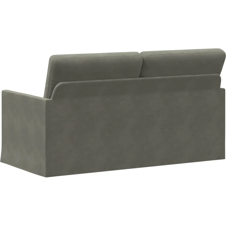 vidaXL 2-Sitzer Sofa Hellgrau 150 x 81 x 82 cm Cordstoff 42041100 – Bild 4