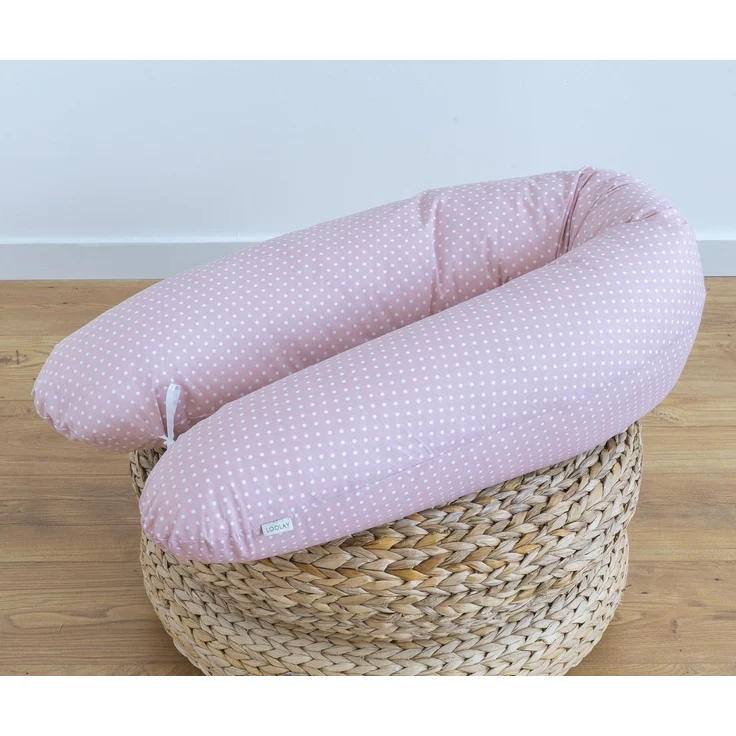 Loolay Seitenschläferkissen M/ L oder L/ XL Schwangerschaftskissen Stillkissen Schlafen Kissen, M/ L oder L/ XL Lagerungskissen + 100% Baumwolle Bezug 170 und 190 cm, Standard & X-LARGE Kissen SUPER Geschenk für Schwangern Seitenschläfer, LOOLAY® - 100... – Bild 3