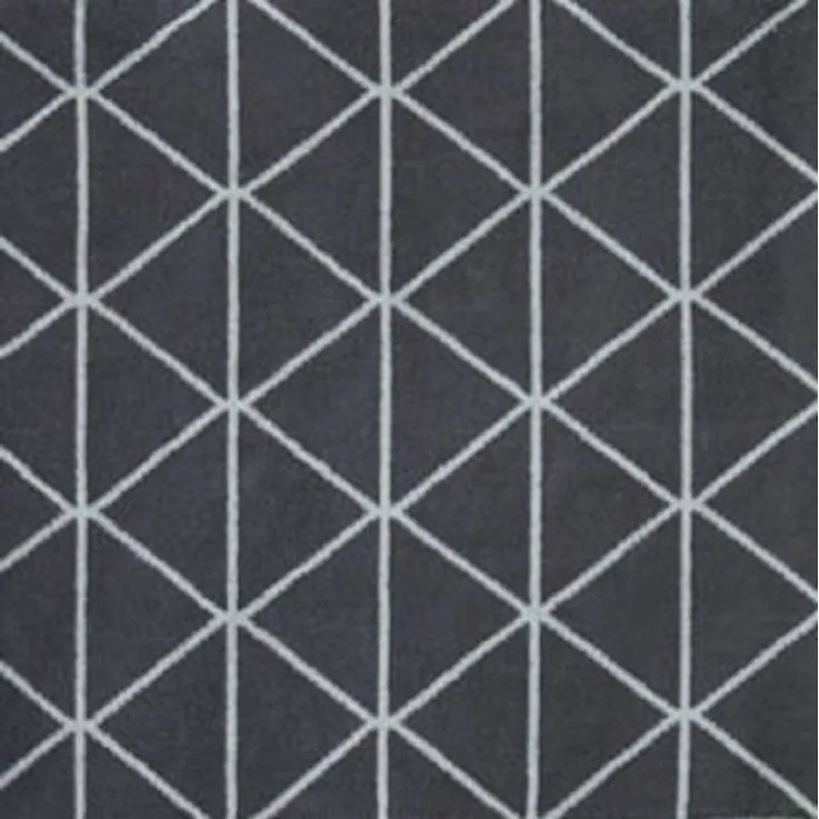 framsohn frottier Badematte Badvorleger 'Triangle Graphics', 67 x 67 cm