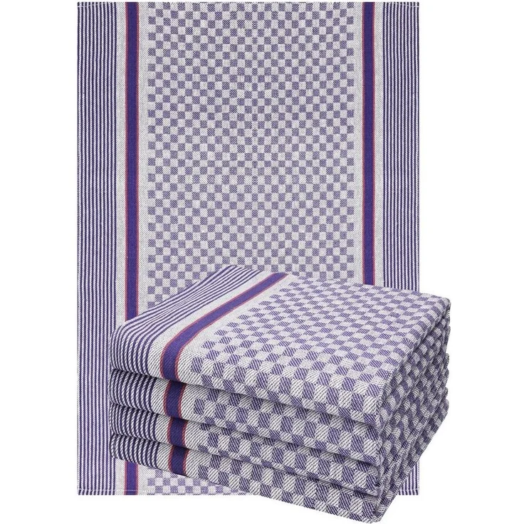 Betz Geschirrtuch Geschirrtücher Halbleinen Jacquard MCT-13 Größe 50x70 cm Küchentuch, (Set, 5-tlg, 5 Geschirrtücher), Gläsertücher Küchentuch Jacquard Arbeitshandtuch – Bild 5