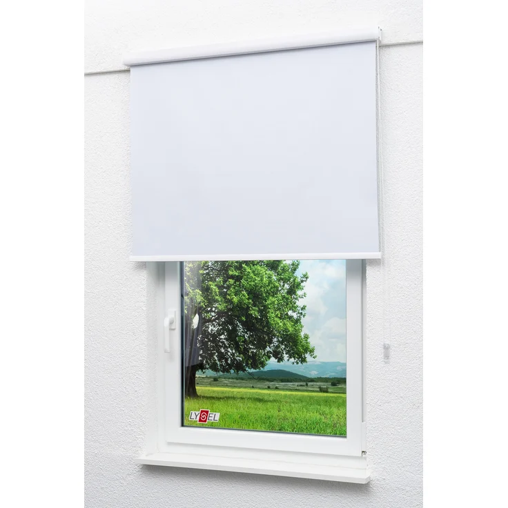Lysel - Qualitätskassettenrollo Abdunkelung weiß, (B x H) 75cm x 175cm in weiß – Bild 4