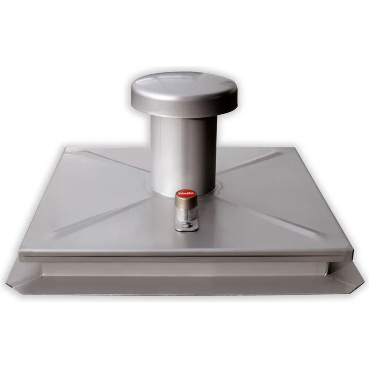 Hailo Schachtabdeckung HS1 Edelstahl 2mm tagwasserdicht 1200x1200mm geschlossen