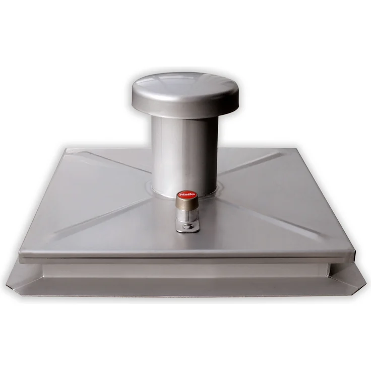 Hailo Schachtabdeckung HS1 Edelstahl 2mm tagwasserdicht 1200x1200mm geschlossen