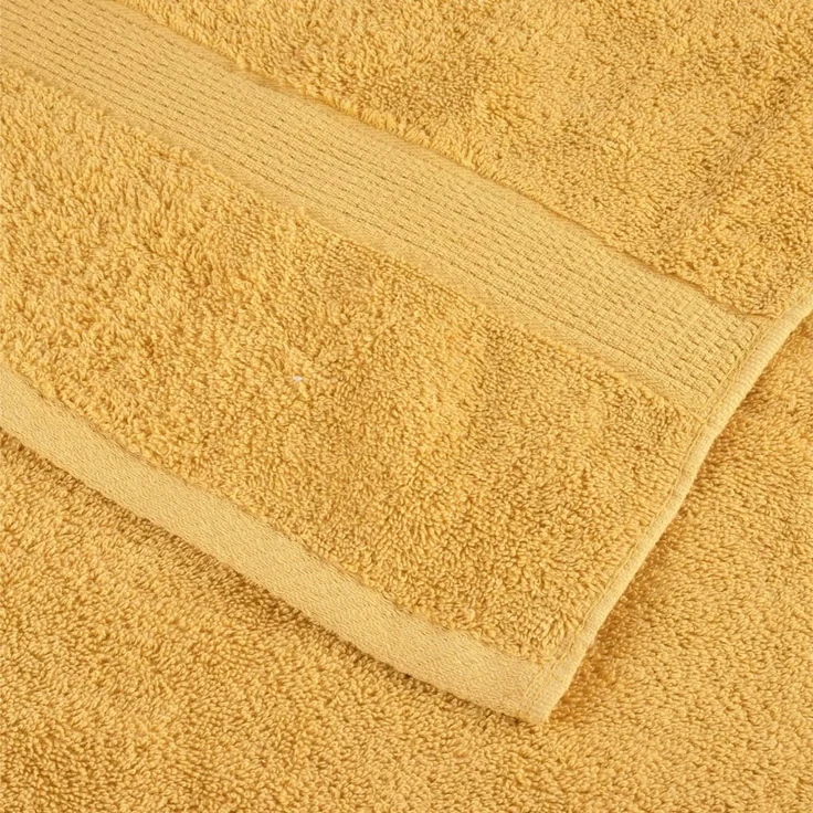 vidaXL Premium Gästetücher SOLUND 2 Stk. Gold 30x50 cm 600 g/m² 137278 – Bild 5