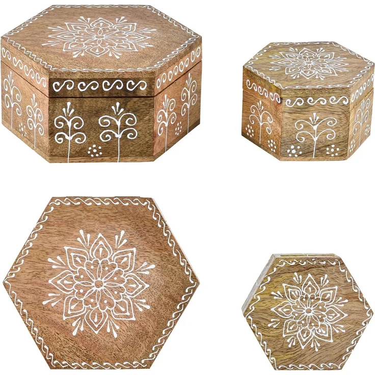 Marrakesch Orient & Mediterran Interior Schmuckkasten Schmuckdose, Schatulle, Box Hajdar – Bild 5