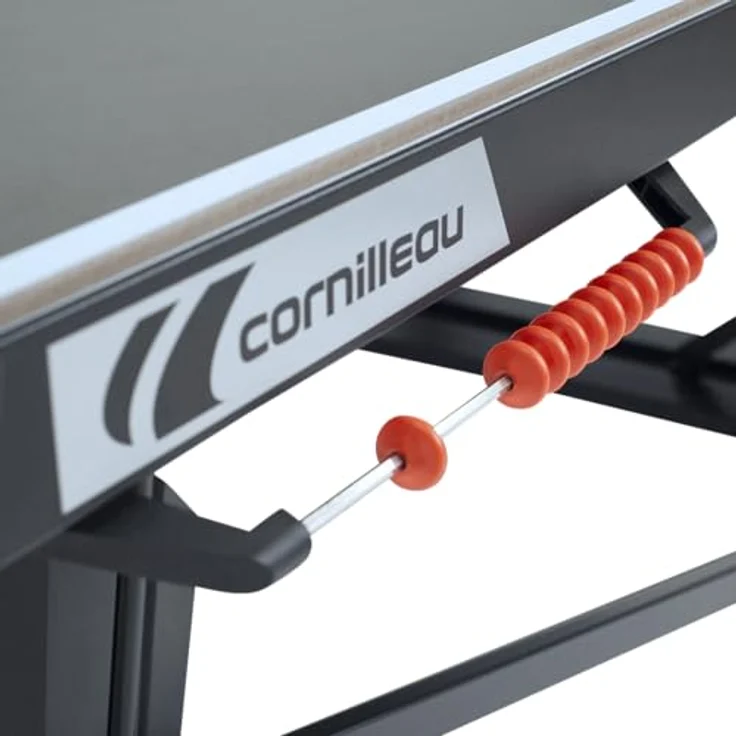 Cornilleau Outdoor Tischtennisplatte 700X, robuste Melaminharz-Oberfläche, DSI-Verriegelungsmechanismus, verstellbare Füße und integrierte Ablagen – Bild 8