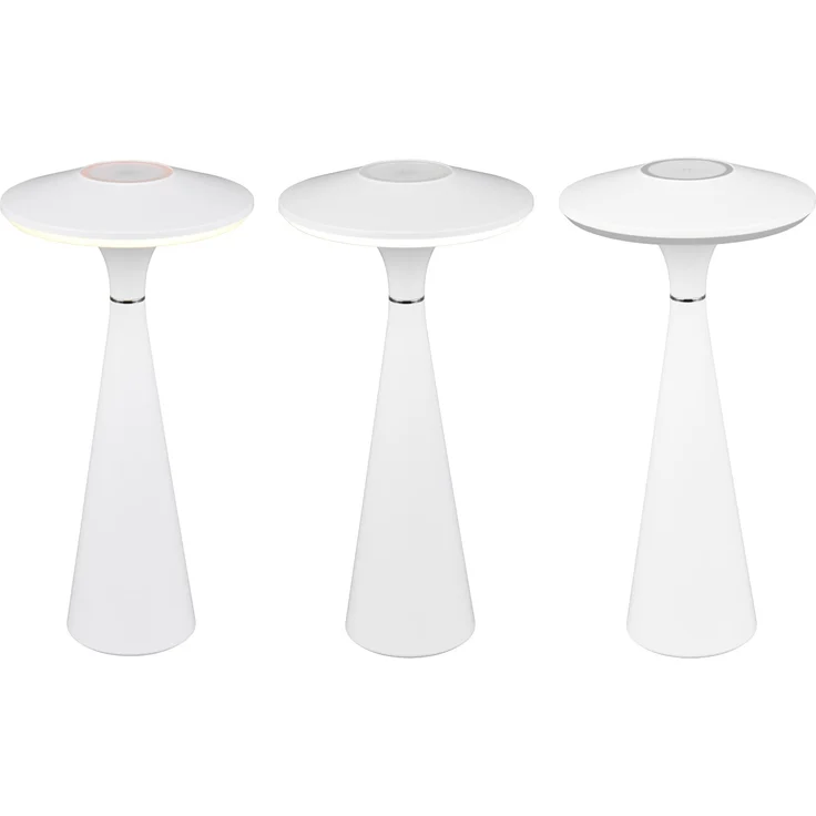 TRIO Leuchten LED Tischleuchte TORREZ, Dimmfunktion, USB-Ladefunktion, LED fest integriert, warmweiß - kaltweiß, in-Outdoor Akku Tischlampe mit USB-C, dimmbar, Lichtfarbe einstellbar – Bild 5