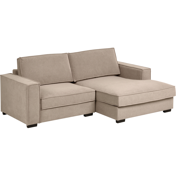 Ecksofa KOLDING Stoff Taupe linksseitig – Bild 4
