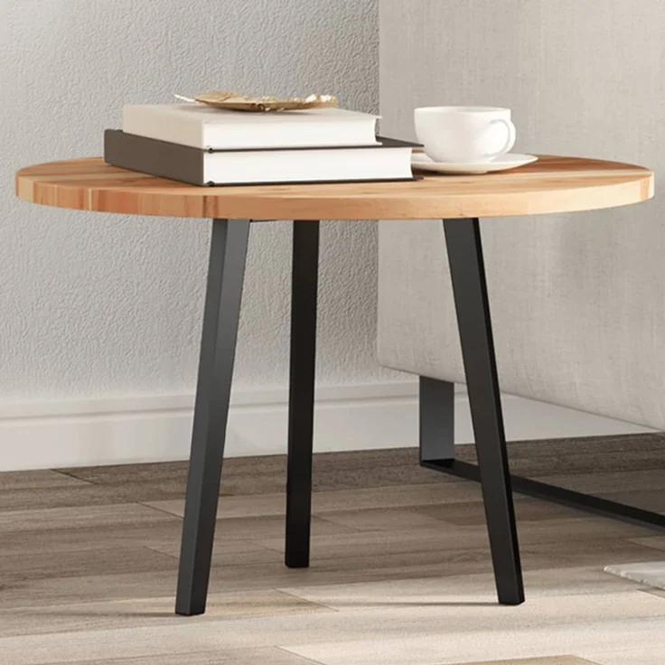 vidaXL Tischplatte Rund Ø60x2 cm Massivholz Akazie 4008696 – Bild 1