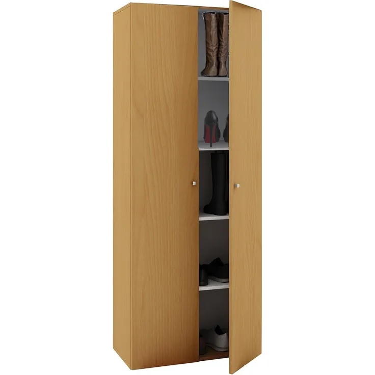 VCM Schuhschrank Vandol 913067 Buche B. 70 x H. 178 x T. 40 cm