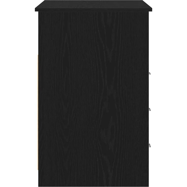 vidaXL Schreibtisch mit Schubladen Schwarz Eichen-Optik 102x50x76 cm 861993 – Bild 6