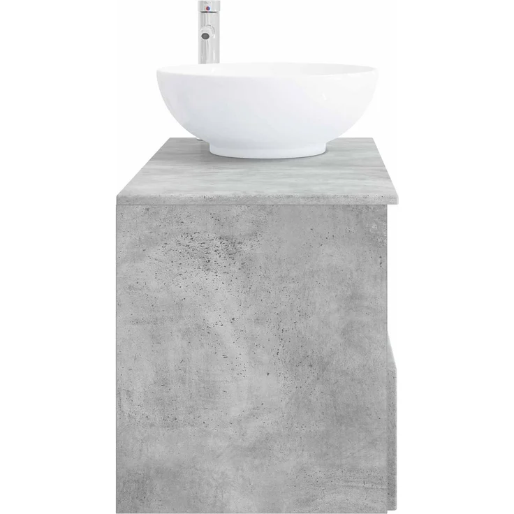 vidaXL Badezimmerschrank-Set 2 stk. Betongrau 79,5 x 44,5 x 80 cm 3404087 – Bild 5