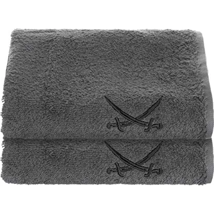 Sansibar Sylt Gästehandtuch Gästetuch SANSIBAR BL 30x50 cm grau – Bild 5