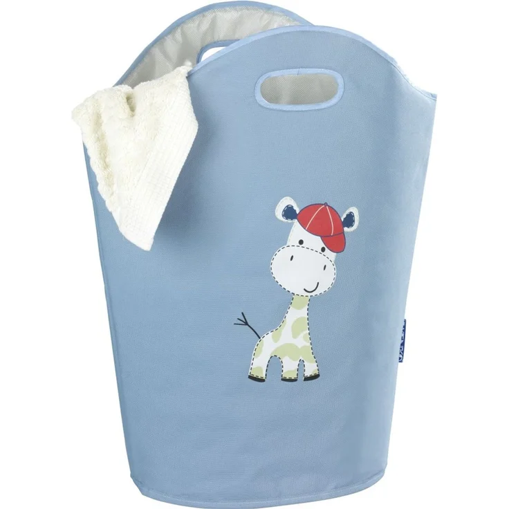 Wenko Wäschesammler Kids Gerry 24 l, blau, beige – Bild 2