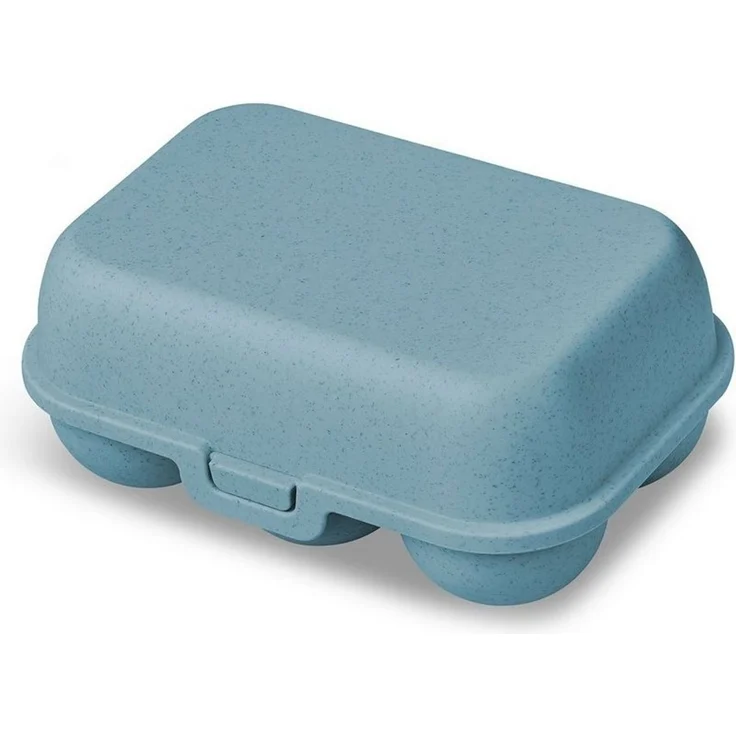 Koziol Eierbox Eggs To Go Mini nature flower blue – Bild 1