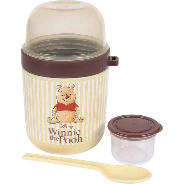 Sarcia. eu Lunchbox DISNEY Winnie Puuh Frühstücksbox mit Löffel, 2-teiliger Joghurtbecher – Bild 7