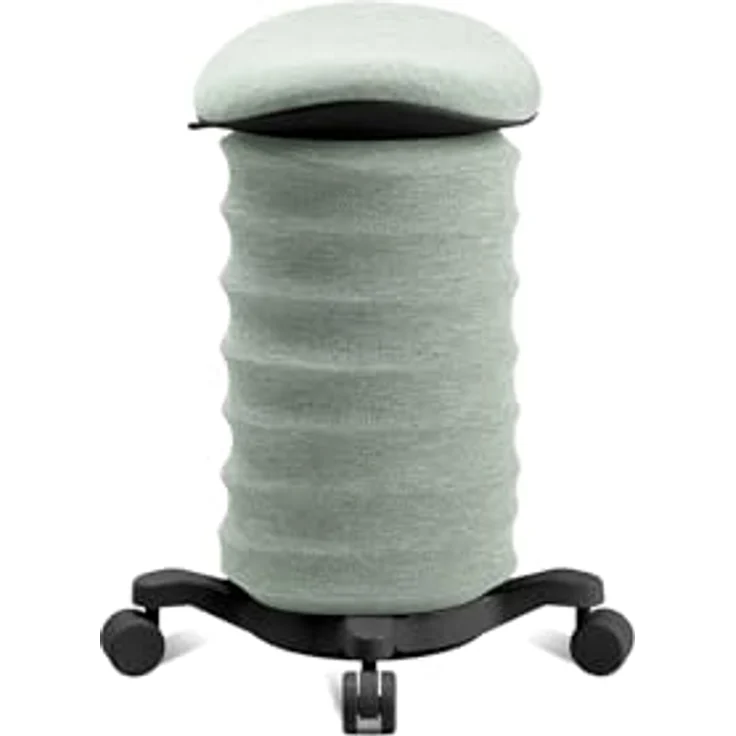 TOPSTAR Sitness 4D mit Rollen AGR-Zertifiziert Dynamischer Sitzhocker schwarz - grün, ergonomischer Bürohocker - höhenverstellbar - stärkt den Rücken - entlastet die Bandscheiben – Bild 8