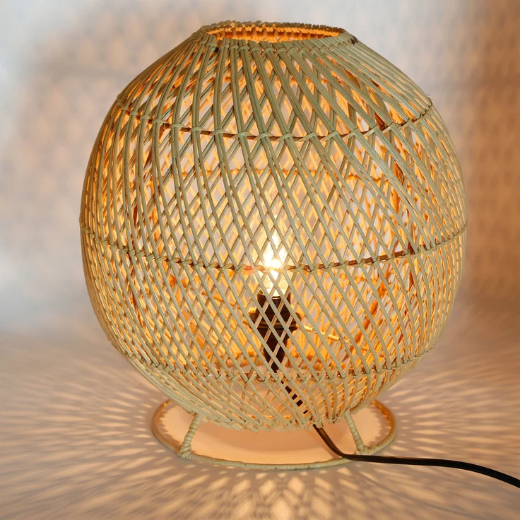 Rattan Pendelleuchte – Bild 13