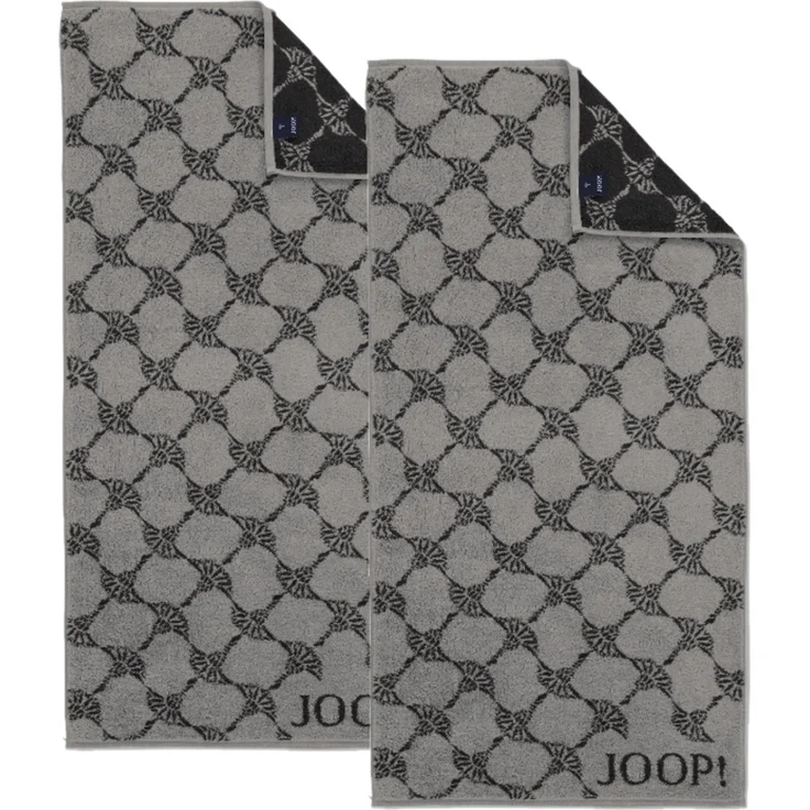 2 Stück Joop! Handtuch Cornflower 1721-77 platin 50x100 – Bild 1