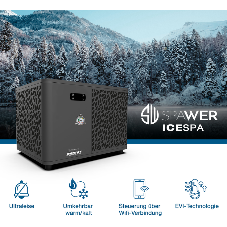 Poolex Whirlpool Wärmepumpe "Spawer IceSpa 70",7 kW – Bild 2