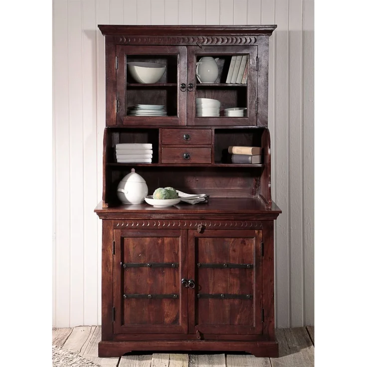 Buffet Akazie 106x60x196 nougat lackiert OXFORD #510 – Bild 2