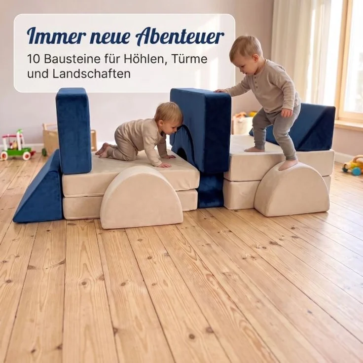 Relaxdays 10-tlg. Kinder Spielsofa modular – Bild 3