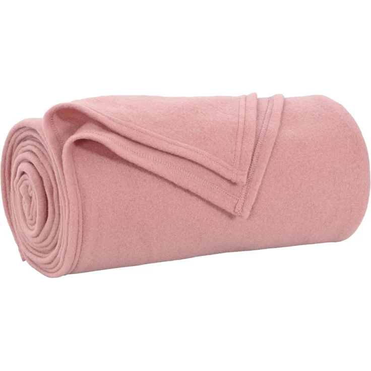 vidaXL Überwurfdecke Rosa 170 x 130 cm Fleece 42017041 – Bild 2