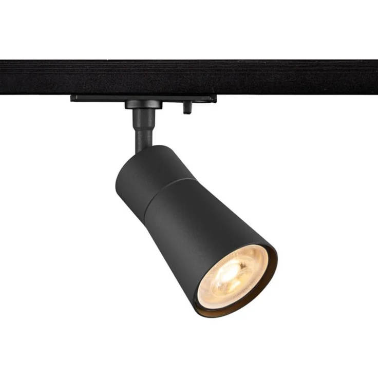 SLV PURI 2.0 Cone, 1~ Spot, GU10, 1x max. 6W, schwarz - Leuchten mit 1 Phasen Adapter – Bild 1
