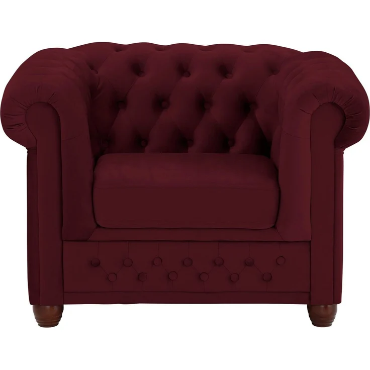 Home affaire Chesterfield-Sessel New Castle Sessel, hochwertige Knopfheftung, B/T/H: 104/86/72 cm – Bild 3