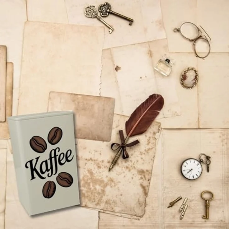 speecheese Aufbewahrungsdose Kaffeebohnen Vintage KaffeeDose 900ml – Bild 6