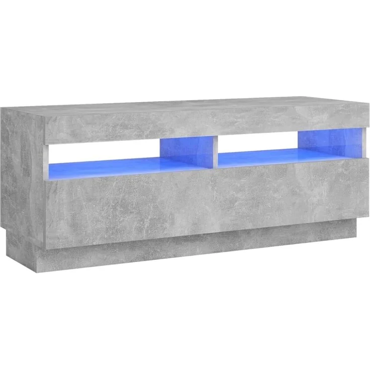 vidaXL TV-Schrank mit LED-Beleuchtung Betongrau 100x35x40 cm 804458 – Bild 4