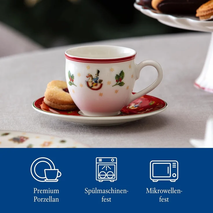 Villeroy & Boch Toy's Delight Espressountertasse ø 12,2 cm Rot – Bild 2