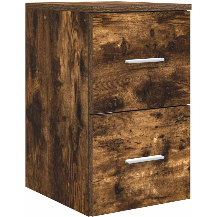 vidaXL Badezimmerschrank-Set 3 stk. Geräucherte Eiche 3405911 – Bild 5
