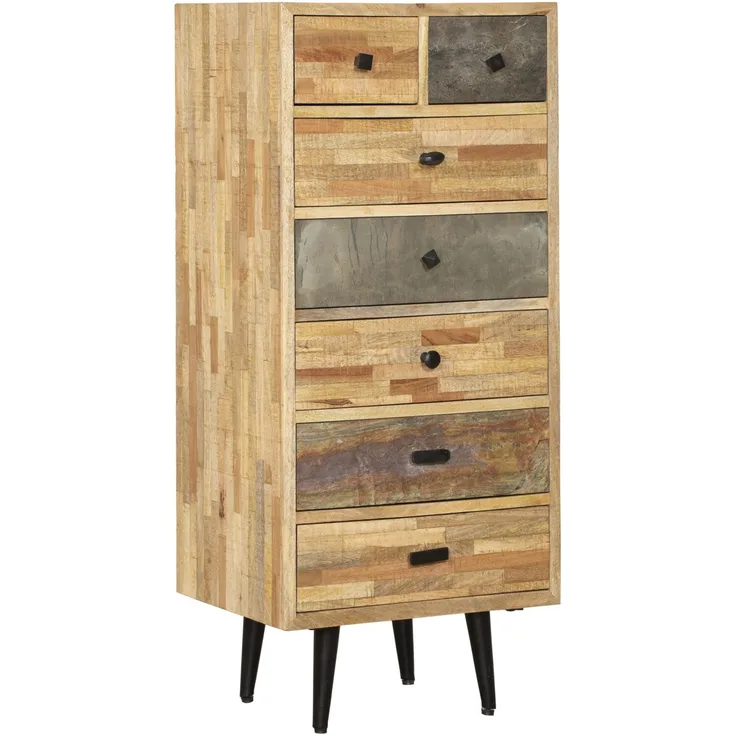 Interia Home & Living Kommode YAMUNA 110 cm Braun 35x35x112 cm