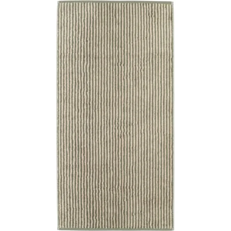 Cawö Duschtuch TWO-TONE STRIPE BL 80x150 cm grün Badetuch Handtuch Handtücher Saunatuch Strandtuch – Bild 3