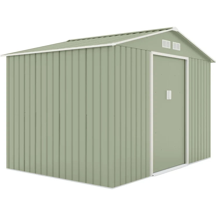 HATTORO S200 Metall Gerätehaus Geräteschuppen Gartenhaus Hütte Haus Laube grün
