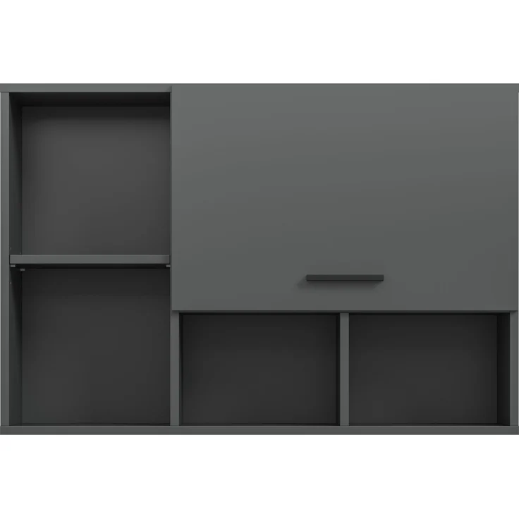 Hängeschrank (B/H/T: 95x64x34 cm) in anthrazit Nachbildung – Bild 2