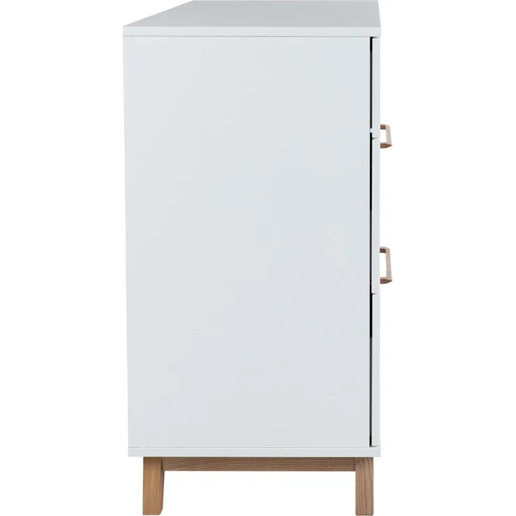 Wickelkommode mit abnehmbarem Wickelaufsatz »Lina«, (B/H/T): 115/104/77 cm, Weiß / Walnuss, Arthur Berndt – Bild 8