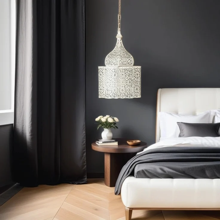 Marrakesch Orient & Mediterran Interior Pendelleuchte Orientalische Lampe Pendelleuchte Feryal Weiss, Handarbeit – Bild 5