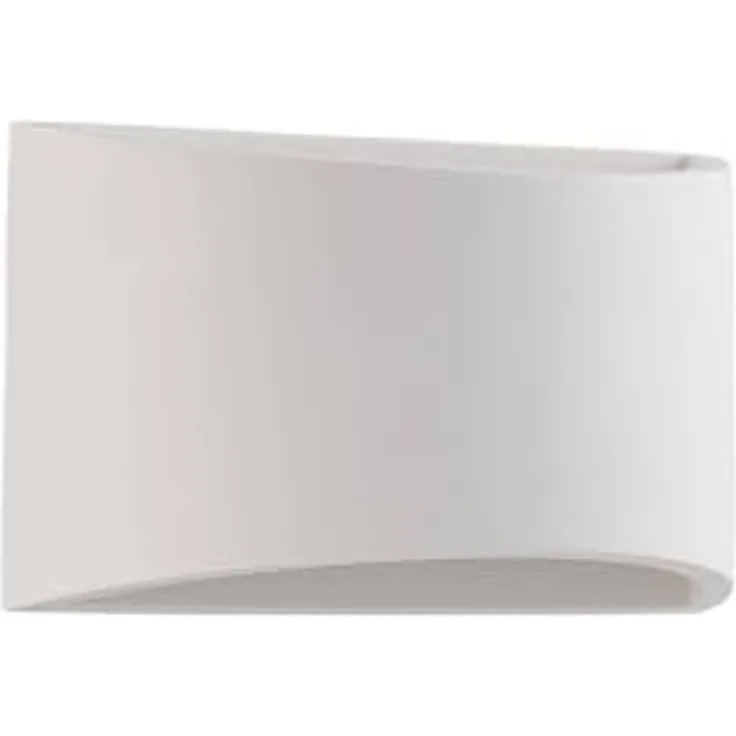 Lindby Wandleuchte Heiko, Gips Weiß IP20, 1 x 5 W LED