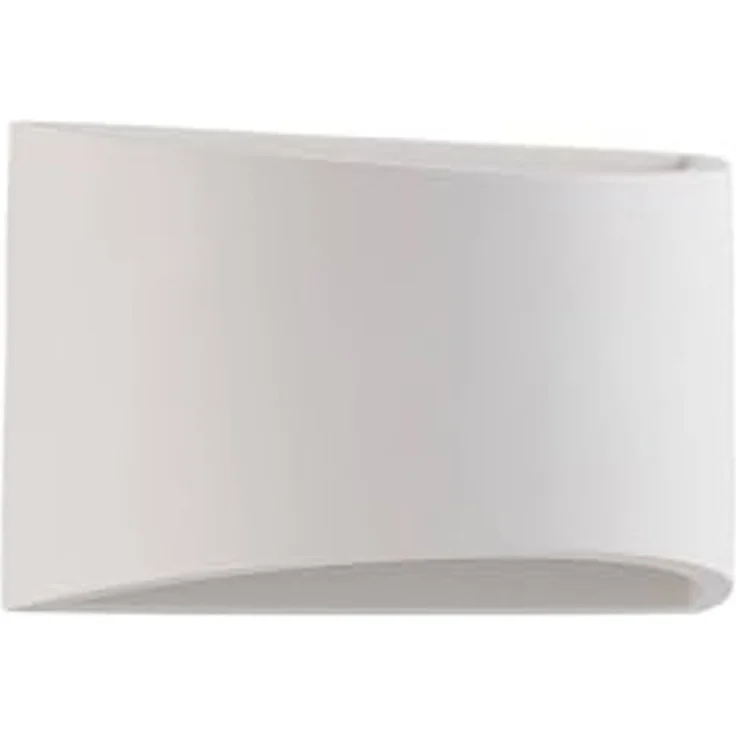 Lindby Wandleuchte Heiko, Gips Weiß IP20, 1 x 5 W LED – Bild 1