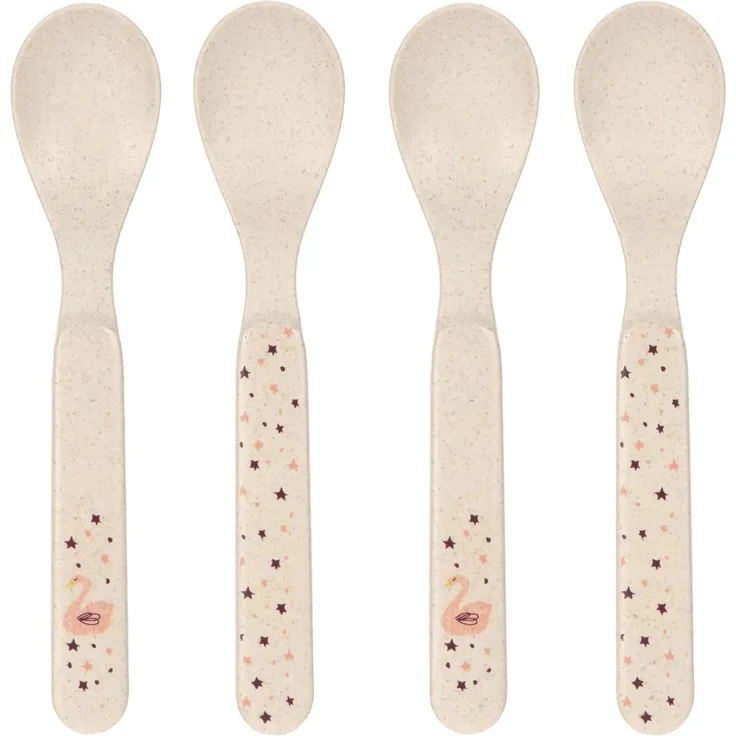Lässig Kinderlöffel 4er Set Little Water Schwan
