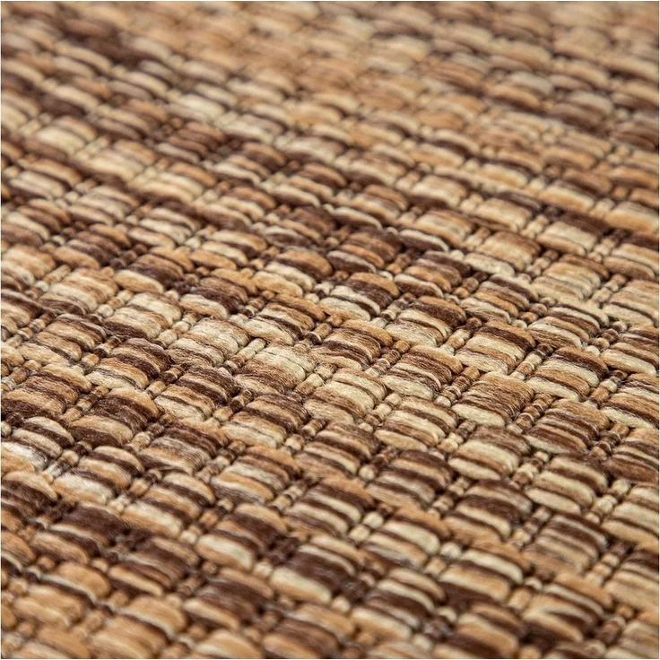 TT Home Teppich, Rechteckig, Höhe: 4 mm, Teppich Outdoor Wohnzimmer Esszimmer Balkon Wetterfest – Bild 3