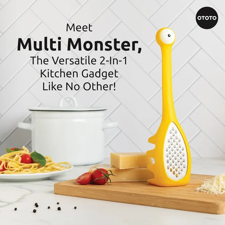 OTOTO Multi Monster Nudellöffel & Reibe – Bild 3