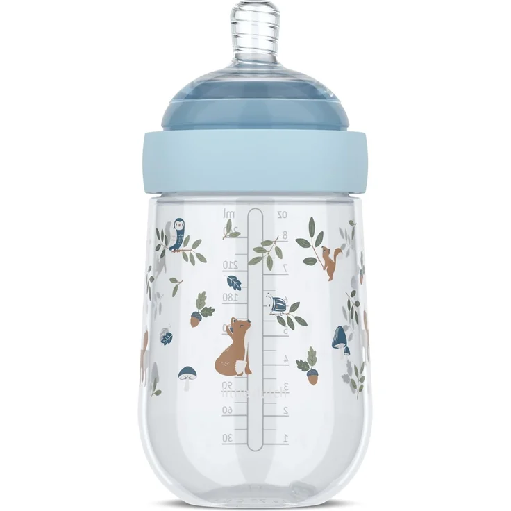 Mepal Forest Friends Babyflasche Mio - 240 ml Blau – Bild 1