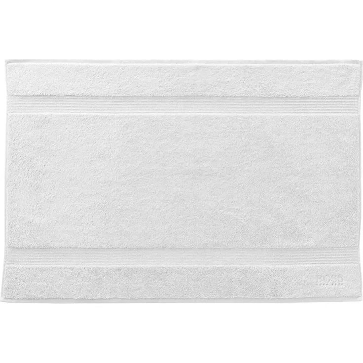BOSS Badematte - LOFT, Badvorleger, Baumwolle Weiß 60x90 cm